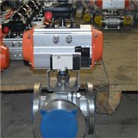 Q6(45/44)F46气动三通衬氟球阀厂家