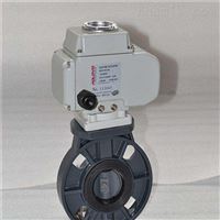 D971S防爆电动PVC蝶阀供应