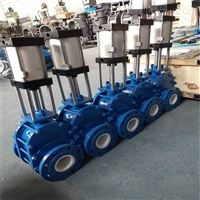 Z644TC气动陶瓷双闸板阀